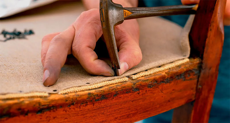 Atelier Exter Rudy : Tapissier cannage rempaillage Essonne 91 : Tapisserie d’ameublement, , canneur et rempailleur de chaise, remise en état de sièges anciens